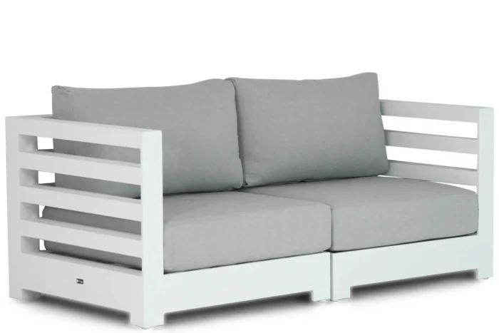 Santika Furniture Phantom lounge tuinbank 2-delig - Wit