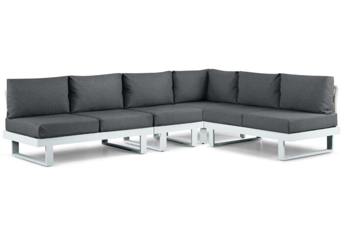 Lifestyle Garden Furniture Lorenzo hoek loungeset 4-delig – Wit