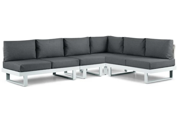 Lifestyle Garden Furniture Lorenzo hoek loungeset 4-delig - Wit