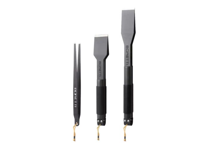 Boretti barbecue grill gereedsschapsset 3-delig (tang compact, tang, pincet) Laagste prijsgarantie! – Grijs