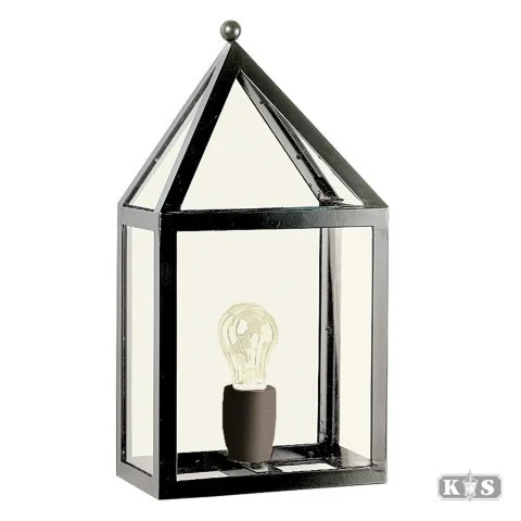 Ks verlichting Laren muurlamp zwart