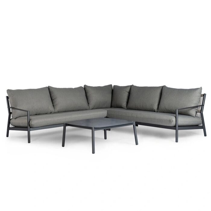 Tierra outdoor Monti Loungeset Charcoal – grijs