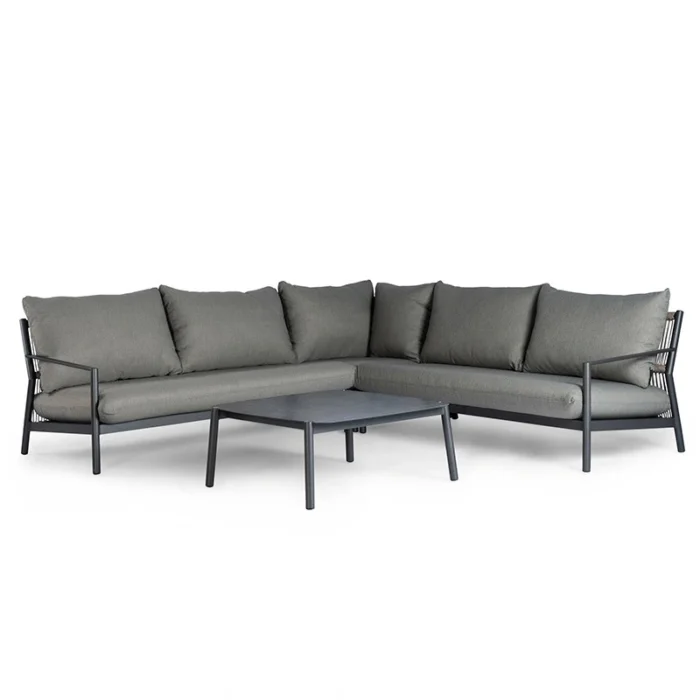 Tierra outdoor Monti Loungeset Charcoal - grijs