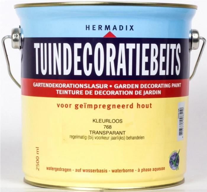 Hermadix Tuindecoratiebeits 768 kleurloos 2500 ml - transparant