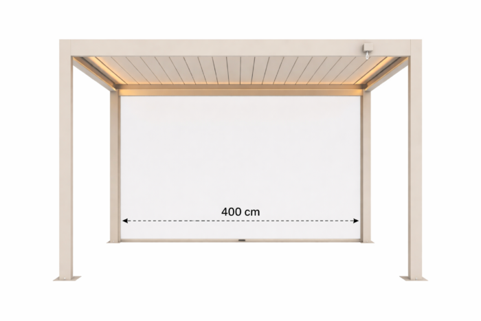Ventura Windscherm 400 cm loft – Zand/Beige