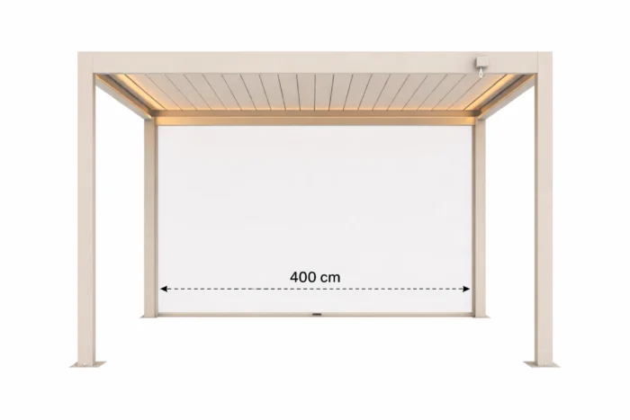 Ventura Windscherm 400 cm loft - Zand/Beige