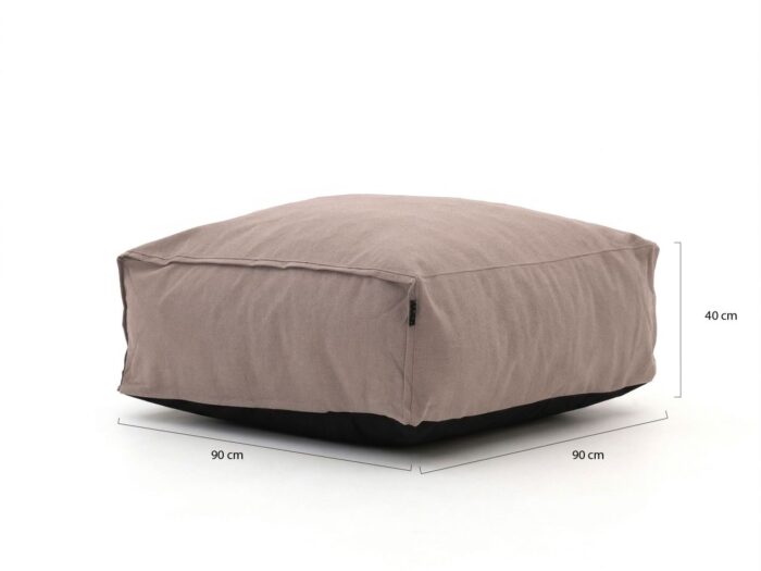 Manifesto Furniture Manifesto Lonato lounge zitzak voetenbank Laagste prijsgarantie! – Taupe