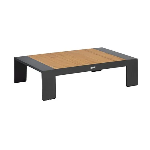 Exotan Valerie koffietafel antraciet - zwart