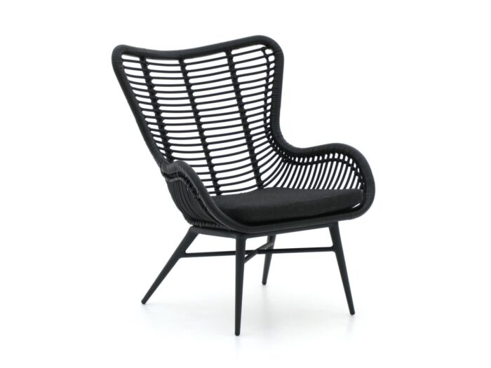 Intenso Furniture Intenso Rovello lounge tuinstoel Laagste prijsgarantie! – Zwart