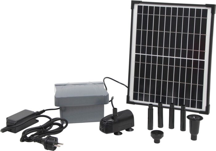 Ubbink SolarMax 600 incl. solarpaneel, fonteinpomp en accu