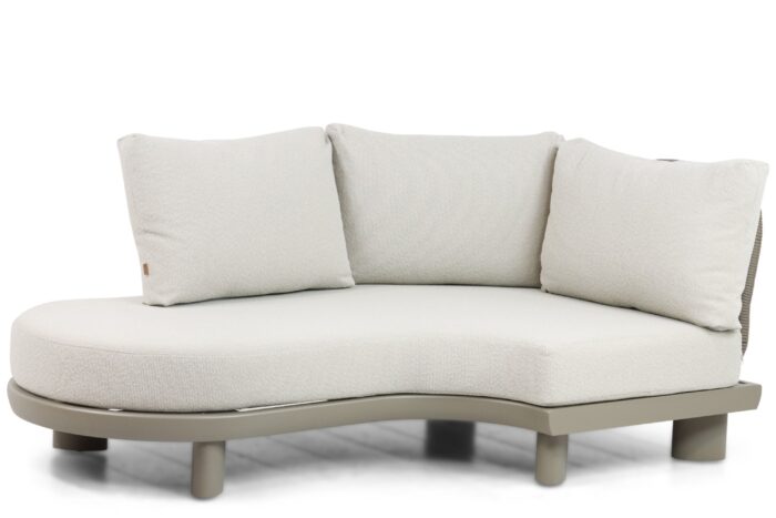 Santika Furniture Guss hoek/sofa module rechts organisch – Transparant