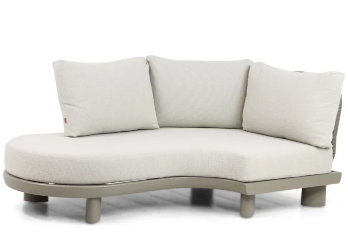 Santika Furniture Guss hoek/sofa module rechts organisch - Transparant