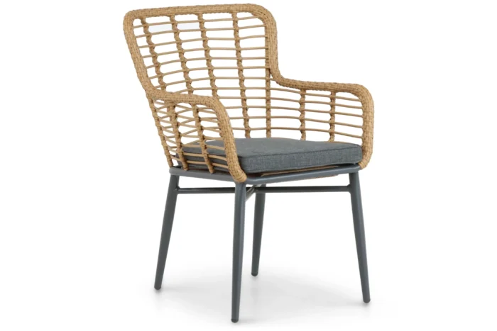 De Laan Projects Laan Toledo dining tuinstoel - Taupe-naturel-bruin