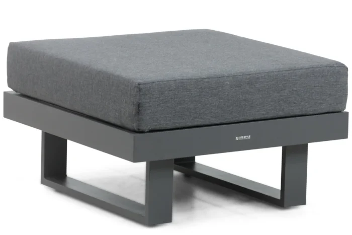 Lifestyle Garden Furniture Lorenzo lounge voetenbank - Grijs-antraciet