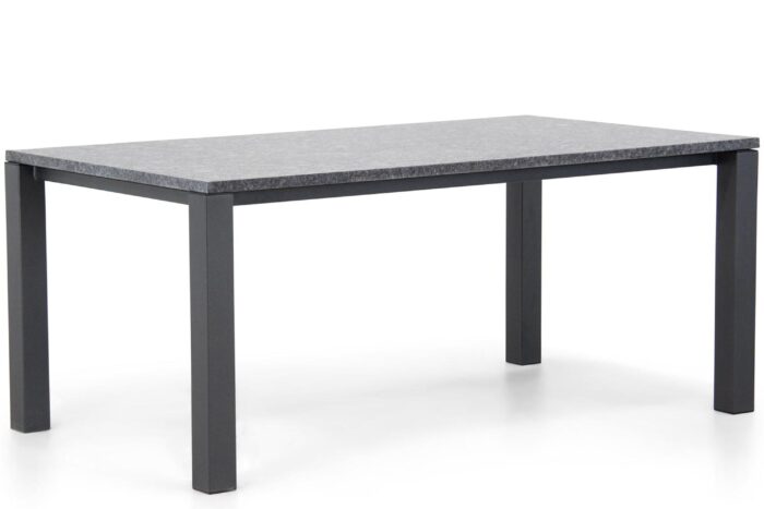 Van Dijk Munster dining tuintafel 180 x 100 cm – Grijs-antraciet