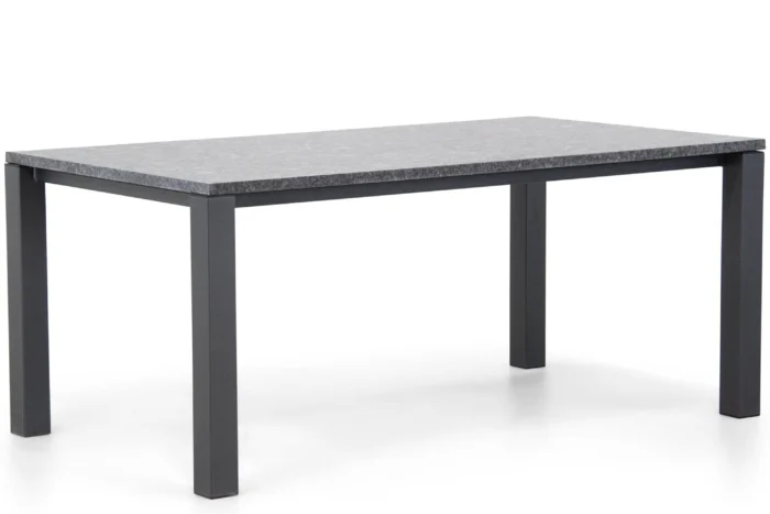 Van Dijk Munster dining tuintafel 180 x 100 cm - Grijs-antraciet