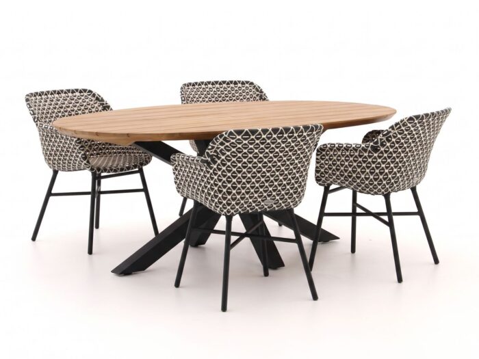 Hartman tuinmeubelen Delphine/Stephanie 200cm dining tuinset 5-delig
