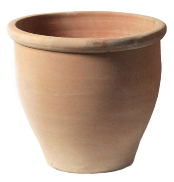 Mcollections Stan cherry pot d24 x h23 aardewerk bloempot – bruin