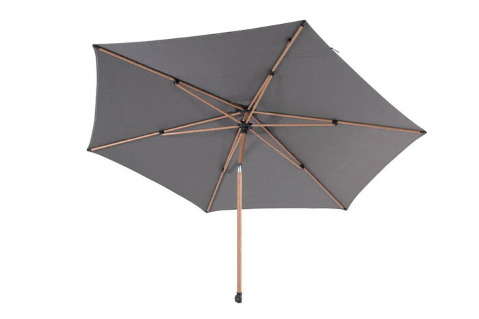 4 Seasons Outdoor | Azzurro Parasol Ø300 cm | Houtlook-Charcoal