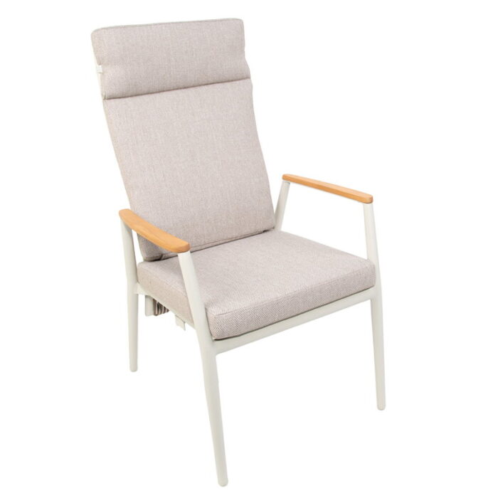 Oosterik home Severance verstelbare dining stoel sunny creme – beige