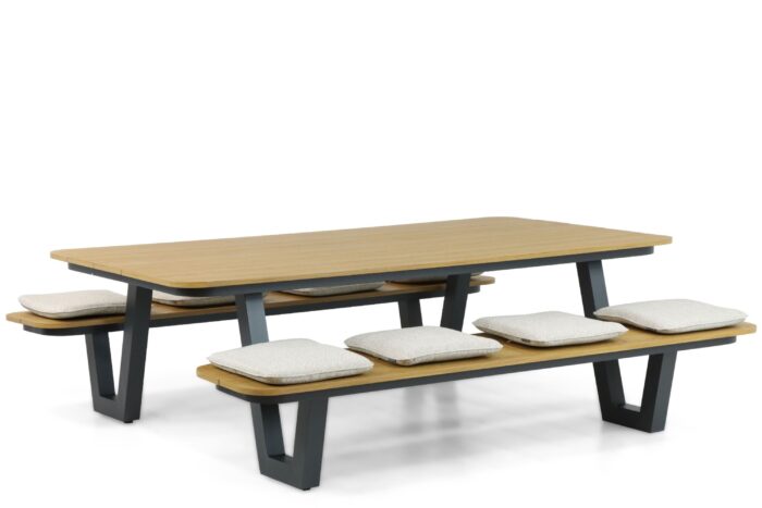 Lifestyle Garden Furniture Rio picknicktafel – Grijs-antraciet