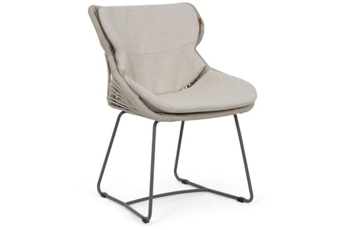 Santika Furniture Samari dining tuinstoel mocha – Taupe-naturel-bruin