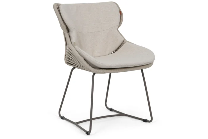 Santika Furniture Samari dining tuinstoel mocha - Taupe-naturel-bruin