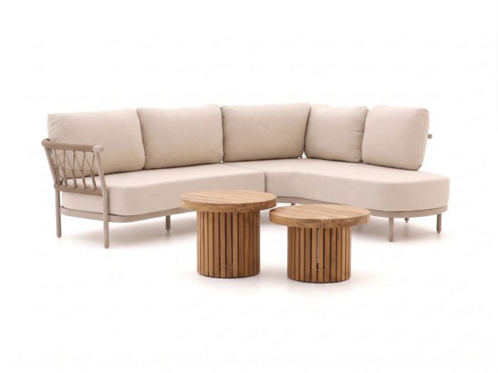 Tierra Outdoor Fresca/Marapa hoek loungeset 4-delig links 5-zits Laagste prijsgarantie! – Bruin