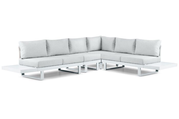 Lifestyle Garden Furniture Lorenzo hoek loungeset 6-delig – Wit