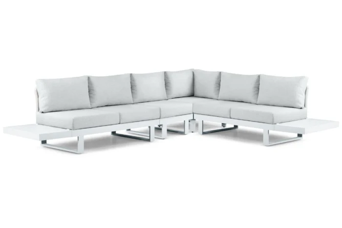 Lifestyle Garden Furniture Lorenzo hoek loungeset 6-delig - Wit