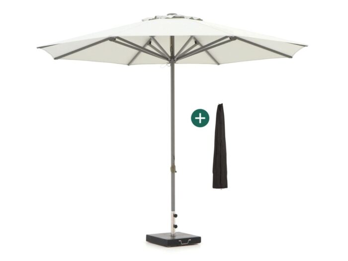 Shadowline Cuba parasol ø 350cm Laagste prijsgarantie! – Grijs