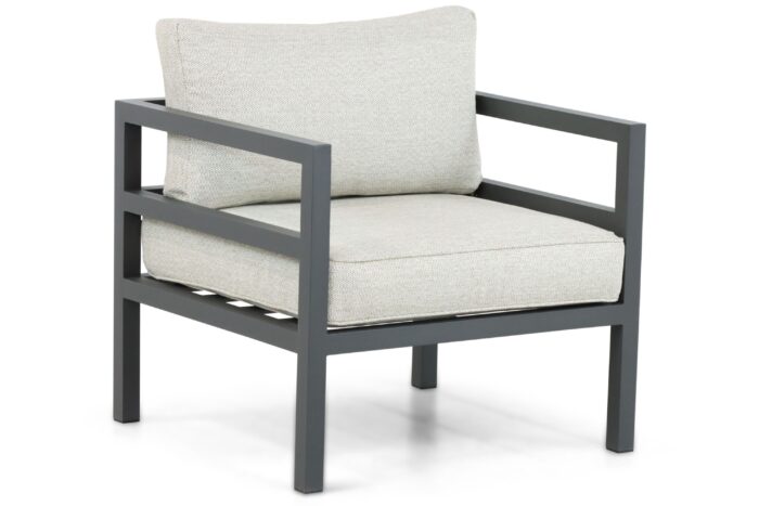 Lifestyle Garden Furniture Rodenzo lounge tuinstoel – Grijs-antraciet