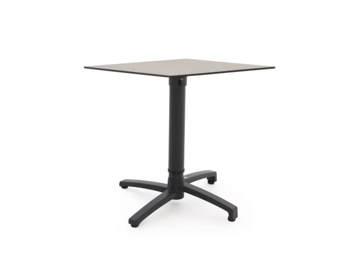 Bellagio tuinmeubelen Canzo klaptafel 70x70x73/109cm verstelbaar - Grijs
