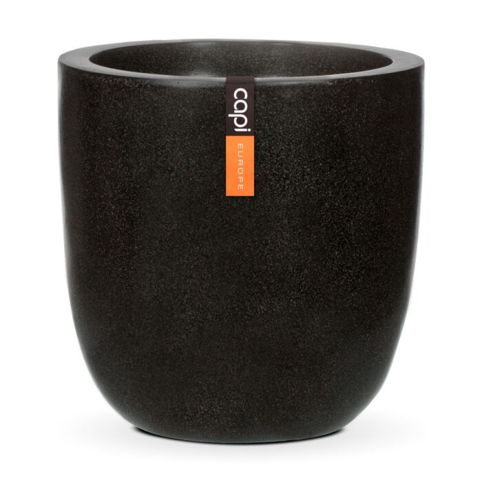 Capi europe Bloempot bol III zwart Capi Lux