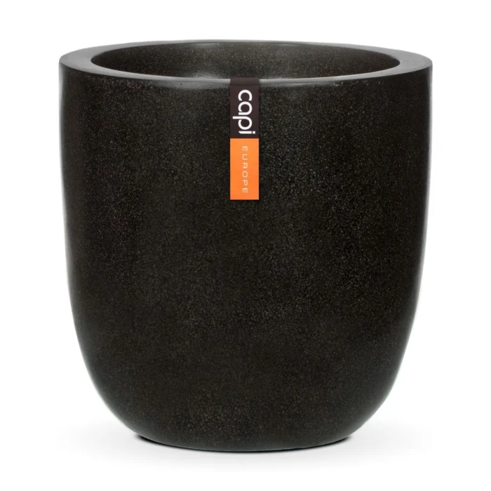 Capi europe Bloempot bol III zwart Capi Lux