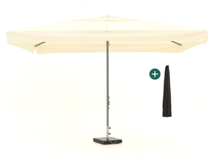 Shadowline Bonaire parasol 400x300cm Laagste prijsgarantie! – Wit