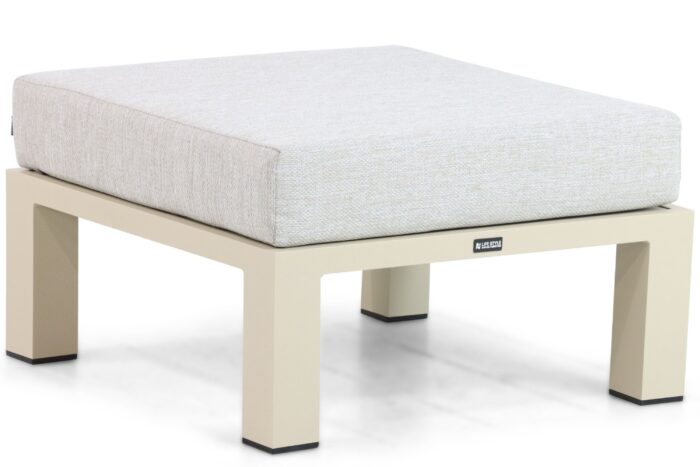 Lifestyle Garden Furniture Luca lounge voetenbank – Taupe-naturel-bruin