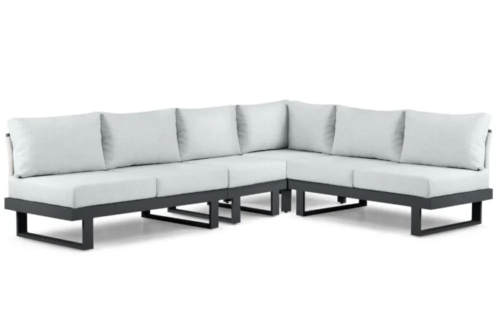 Lifestyle Garden Furniture Lorenzo hoek loungeset 4-delig - Grijs-antraciet