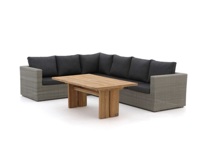 Intenso Furniture Intenso Carpino/ROUGH-L dining loungeset 3-delig links Laagste prijsgarantie! – Bruin