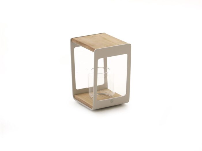 SUNS Zara S lantaarn 20x17x27cm Laagste prijsgarantie! – Taupe