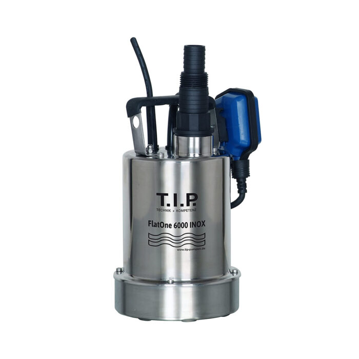 T.I.P. FLATONE 6000 INOX Dompelpomp – Rood / zwart / RVS