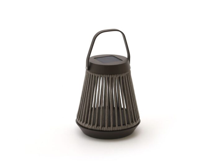 SUNS Eden S lantaarn solar ø 30cm (h: 48,9cm) – Taupe