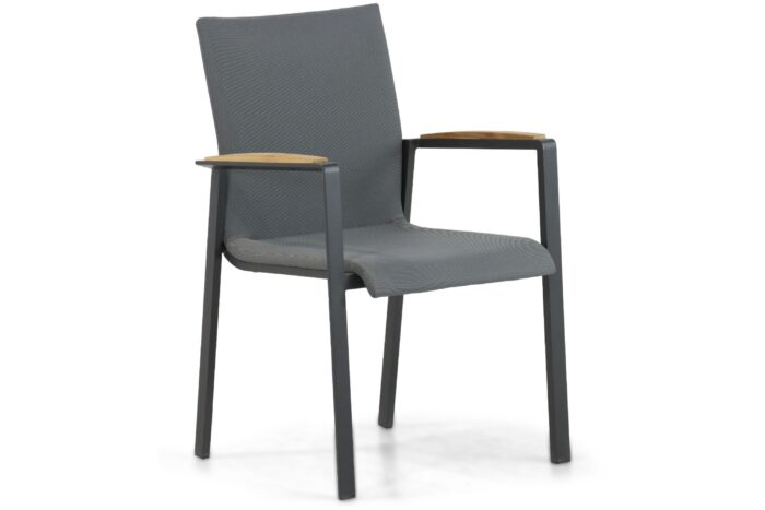 Lifestyle Garden Furniture Brandon dining tuinstoel – Grijs-antraciet