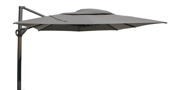 4 Seasons Outdoor | Hacienda Zweefparasol 300 x 400 cm | Charcoal