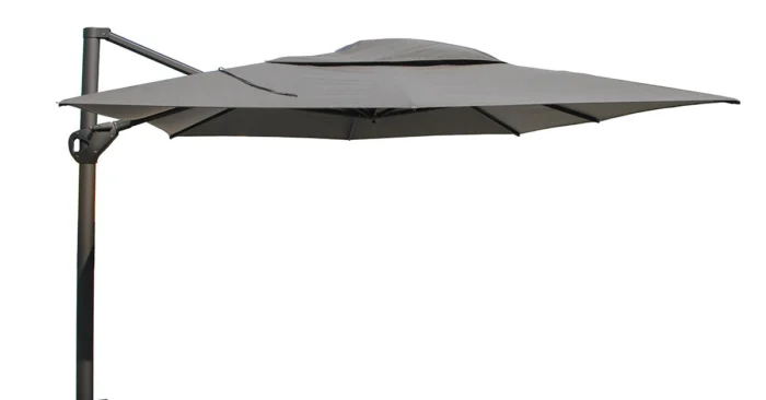 4 Seasons Outdoor | Hacienda Zweefparasol 300 x 400 cm | Charcoal