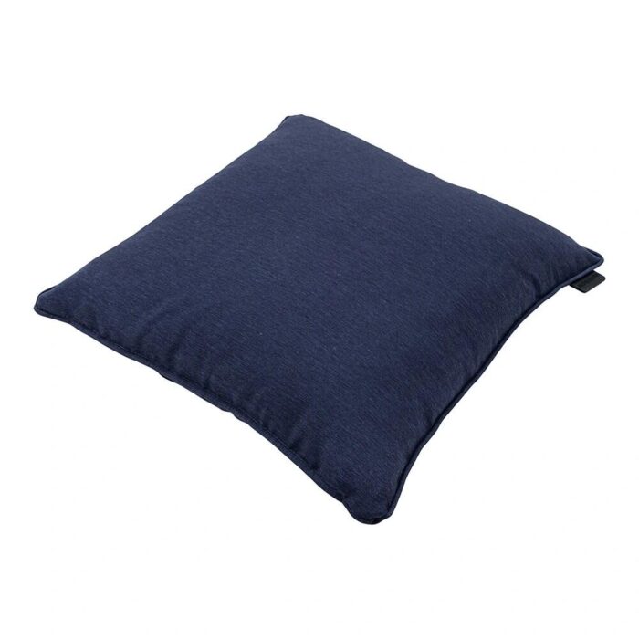 Madison Sierkussen 60×60 cm Piping Panama Indigo – blauw