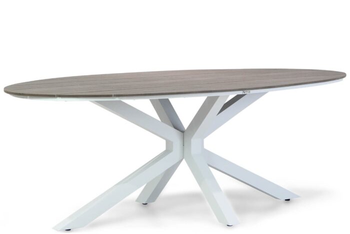 Lifestyle Garden Furniture Panama dining tuintafel ellipse 220 x 115 cm – Transparant