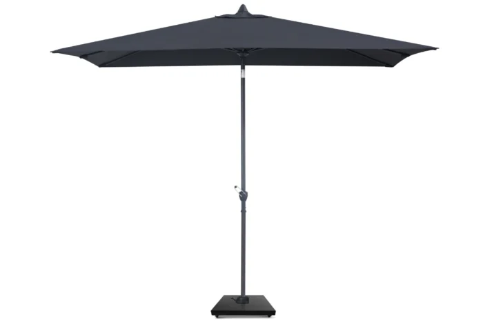 Camello Valerio stokparasol 2x3m (excl.voet) - Grijs-antraciet