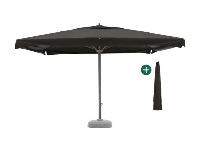 Shadowline Java parasol 400x400cm Laagste prijsgarantie! – Zwart