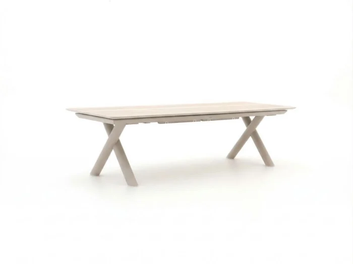 Bellagio tuinmeubelen Citadella dining tuintafel uitschuifbaar 280/340/400x100x76cm - Taupe